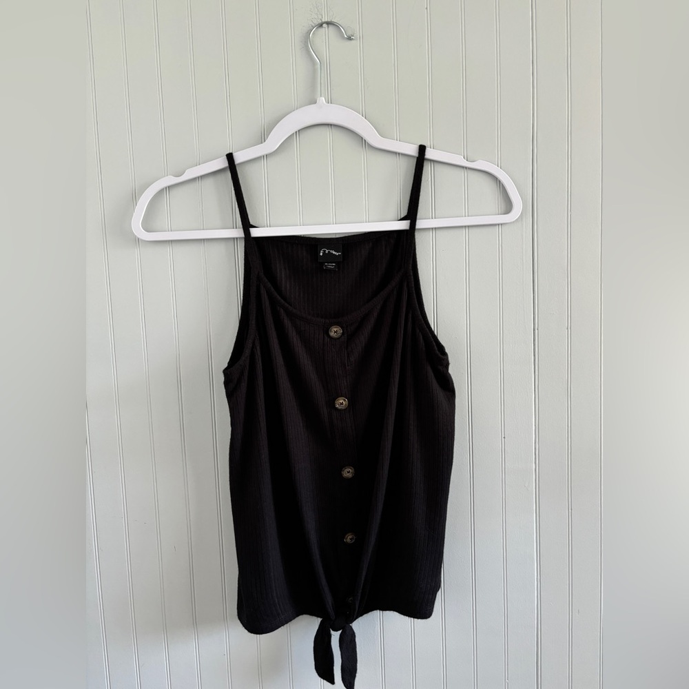 Art Class Girls Tan Tie-Knot Tank Top | XL 14/16